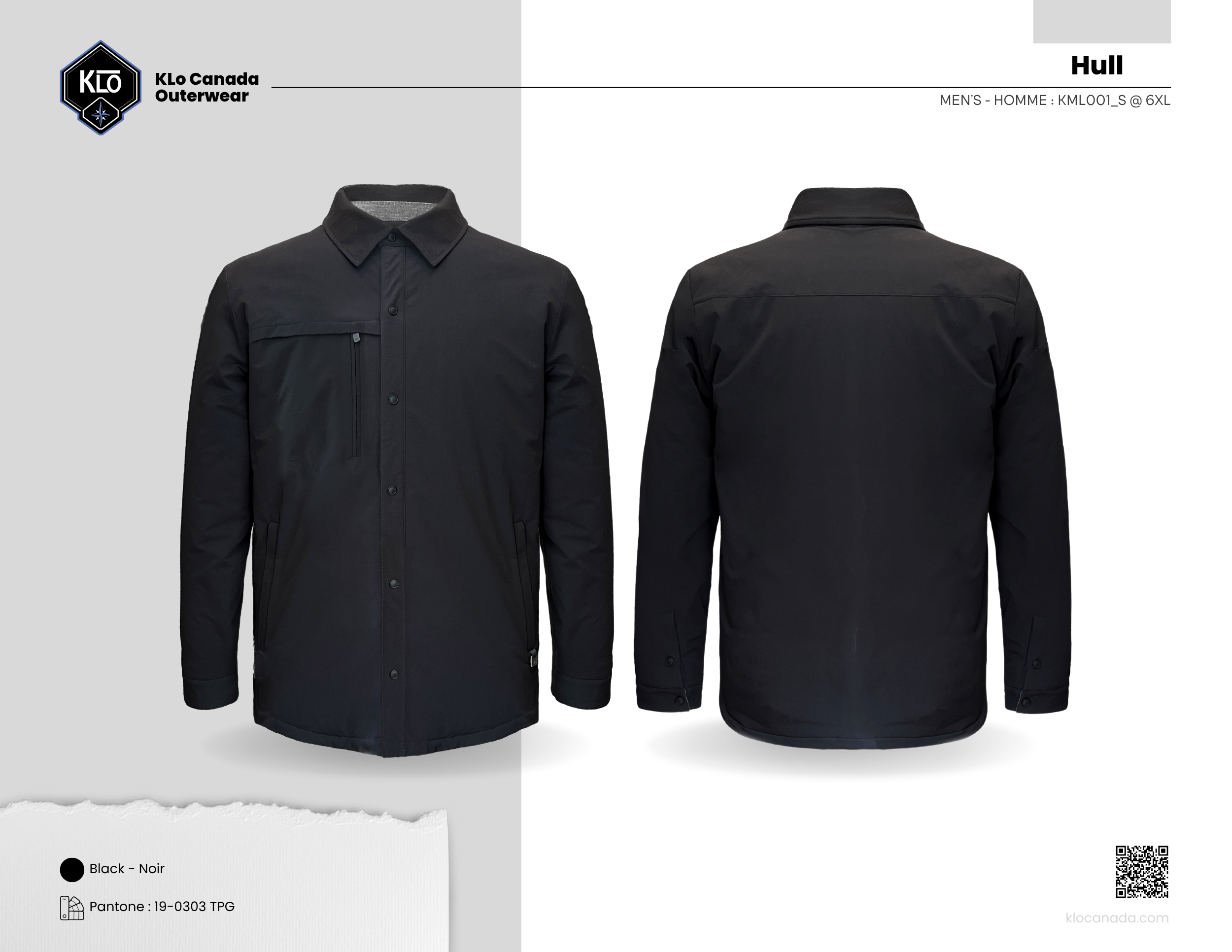 KLo Canada Outerwear | Hull Insulated Jacket Shirt | Men – KLO CANADA KLo Canada Outerwear | Hull Insulated Jacket Shirt | Men – KLO CANADA
