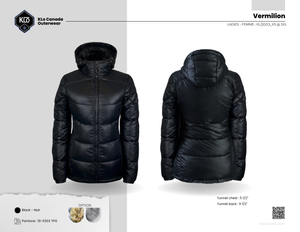 Vermilion Manteau hiver matelassé - KLO CANADA