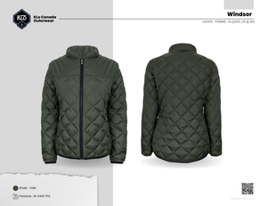 Windsor Manteau matelassé - KLO CANADA